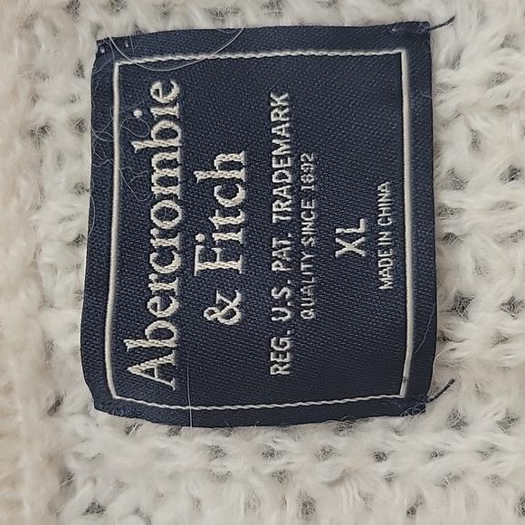 ABERCROMBIE open weave crewneck sweater size extra large - Picture 5 of 5